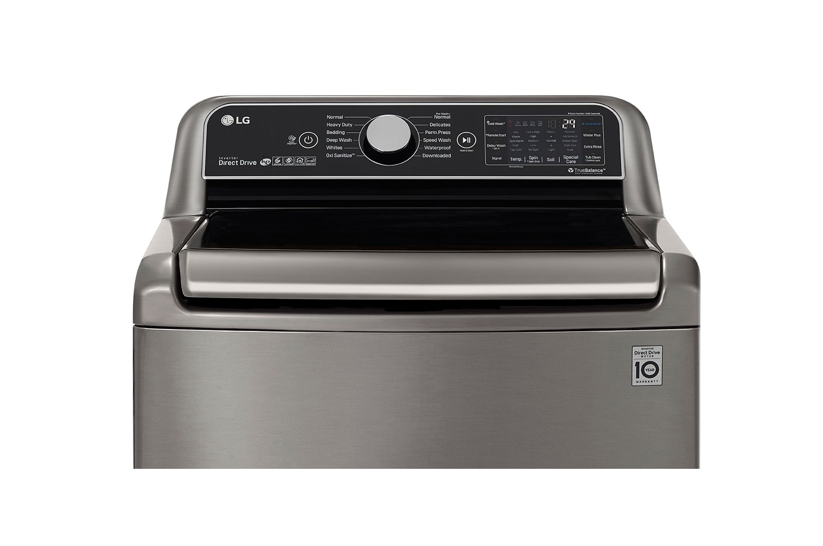 LG WT7800CV 5.5 cu.ft. Top Load Washer with TurboWash3D™ LG USA