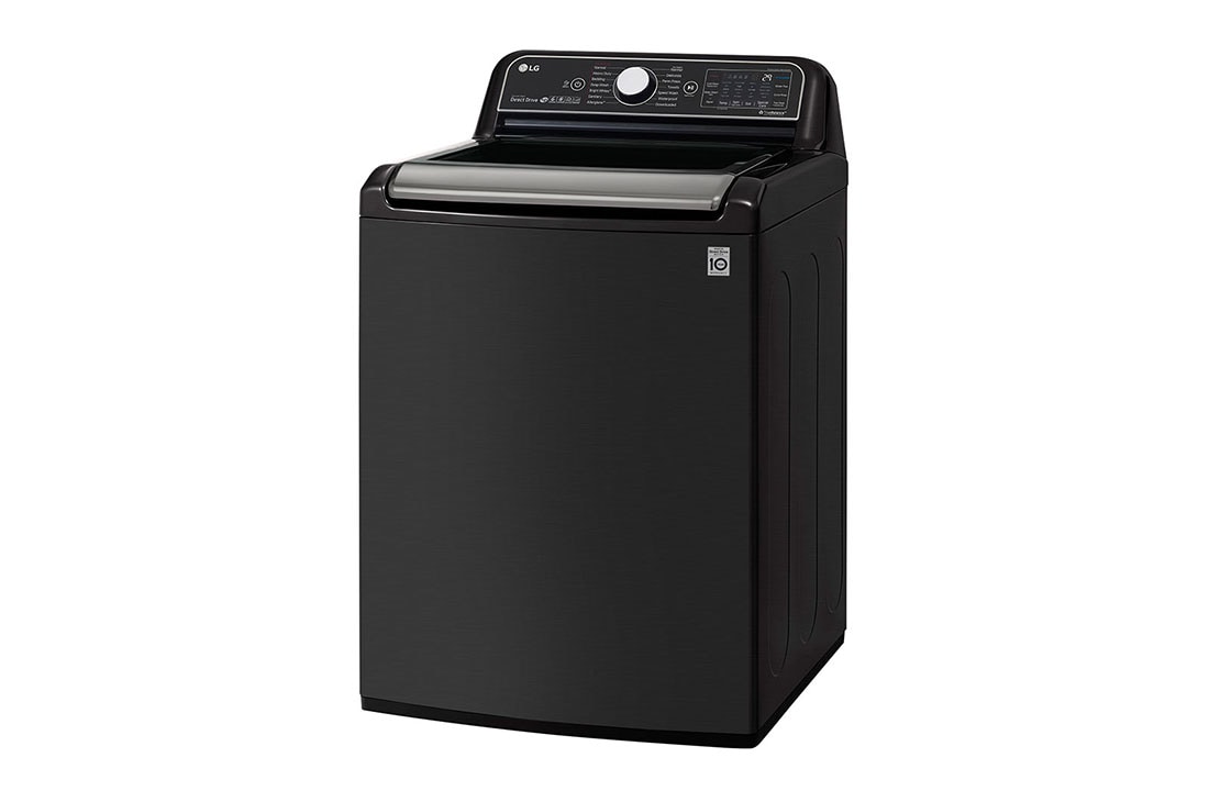 LG 5.5 cu. ft. SMART Top Load Washer in Black Steel with Impeller,  Allergiene Steam Cycle and TurboWash3D Technology WT7900HBA - The Home Depot