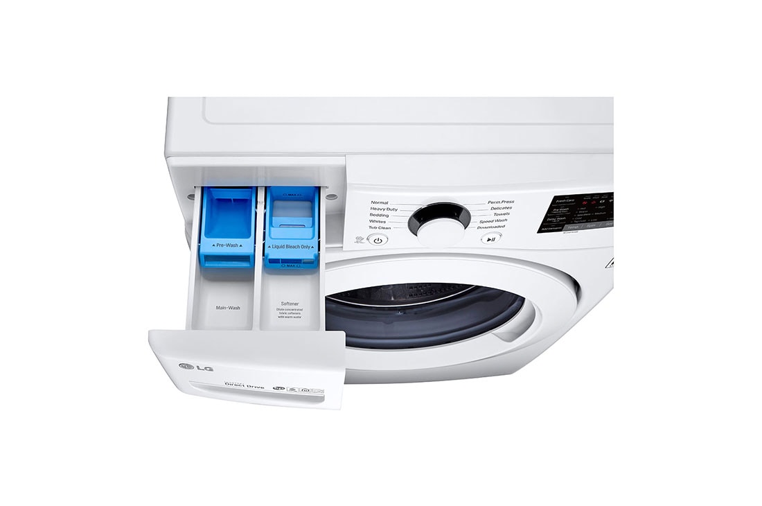 LG 4.5 cu. ft. Ultra Large Smart wi-fi Enabled Front Load Washer, WM3460CW, thumbnail 5