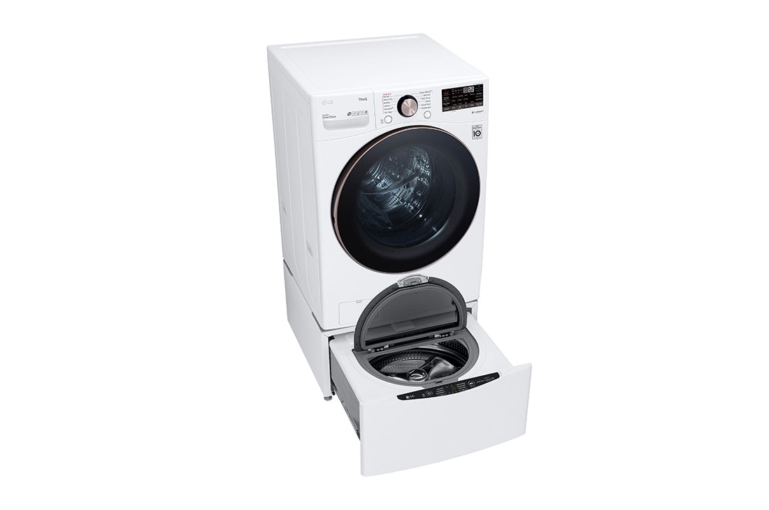 Lg 4 5 Cu Ft Ultra Large Capacity Smart Wi Fi Enabled Front Load Washer With Turbowash 360 And Built In Intelligence Wm4000hwa Lg Usa [ 730 x 1100 Pixel ]
