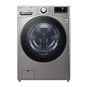 LG 4.5 cu. ft. Ultra Large Capacity Smart wi-fi Enabled Front Load Washer with Built-In Intelligence & Steam Technology, Front, WM3600HVA, thumbnail 2