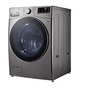 LG 4.5 cu. ft. Ultra Large Capacity Smart wi-fi Enabled Front Load Washer with Built-In Intelligence & Steam Technology, Right Angle, WM3600HVA, thumbnail 4
