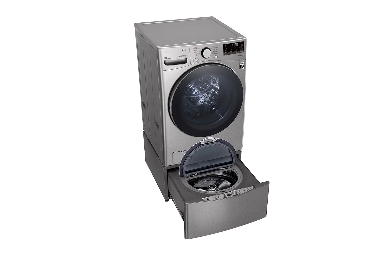 LG WM3600HVA 4.5 cu. ft. Ultra Large Capacity Smart wifi Enabled Front Load Washer with Built