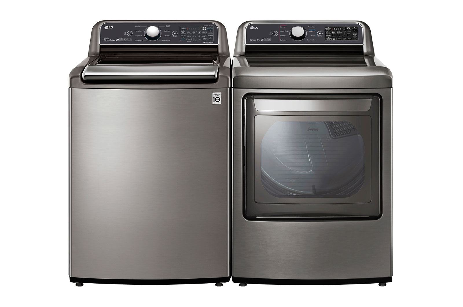 LG Mega Capacity Top Load Smart Washer w/ Agitator & TurboWash3D™ LG USA