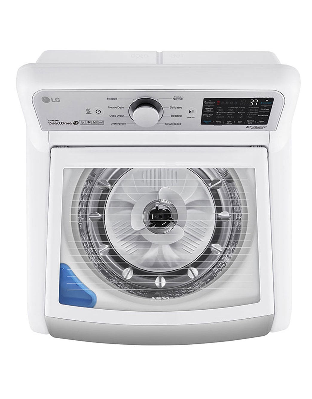 LG Mega Capacity Smart Top Load Washer w/ Agitator & TurboWash3D™ LG USA