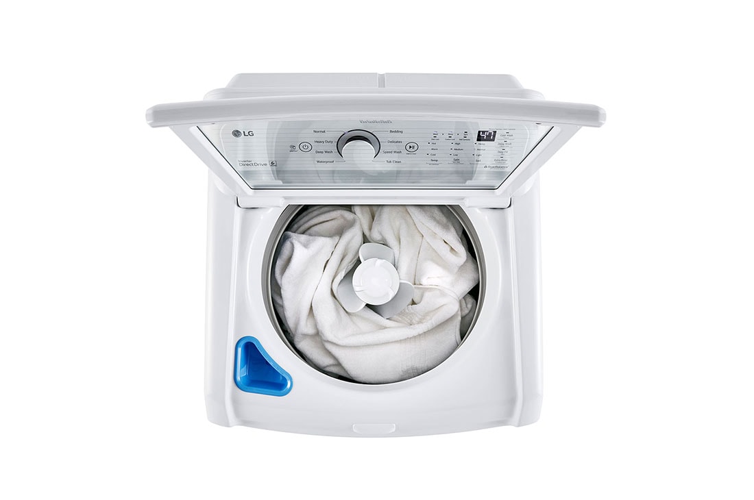 LG WT7005CW: 4.3 cu. ft. Mega Capacity Top Load Washer with 4-Way™ Agitator  and TurboDrum™ Technology