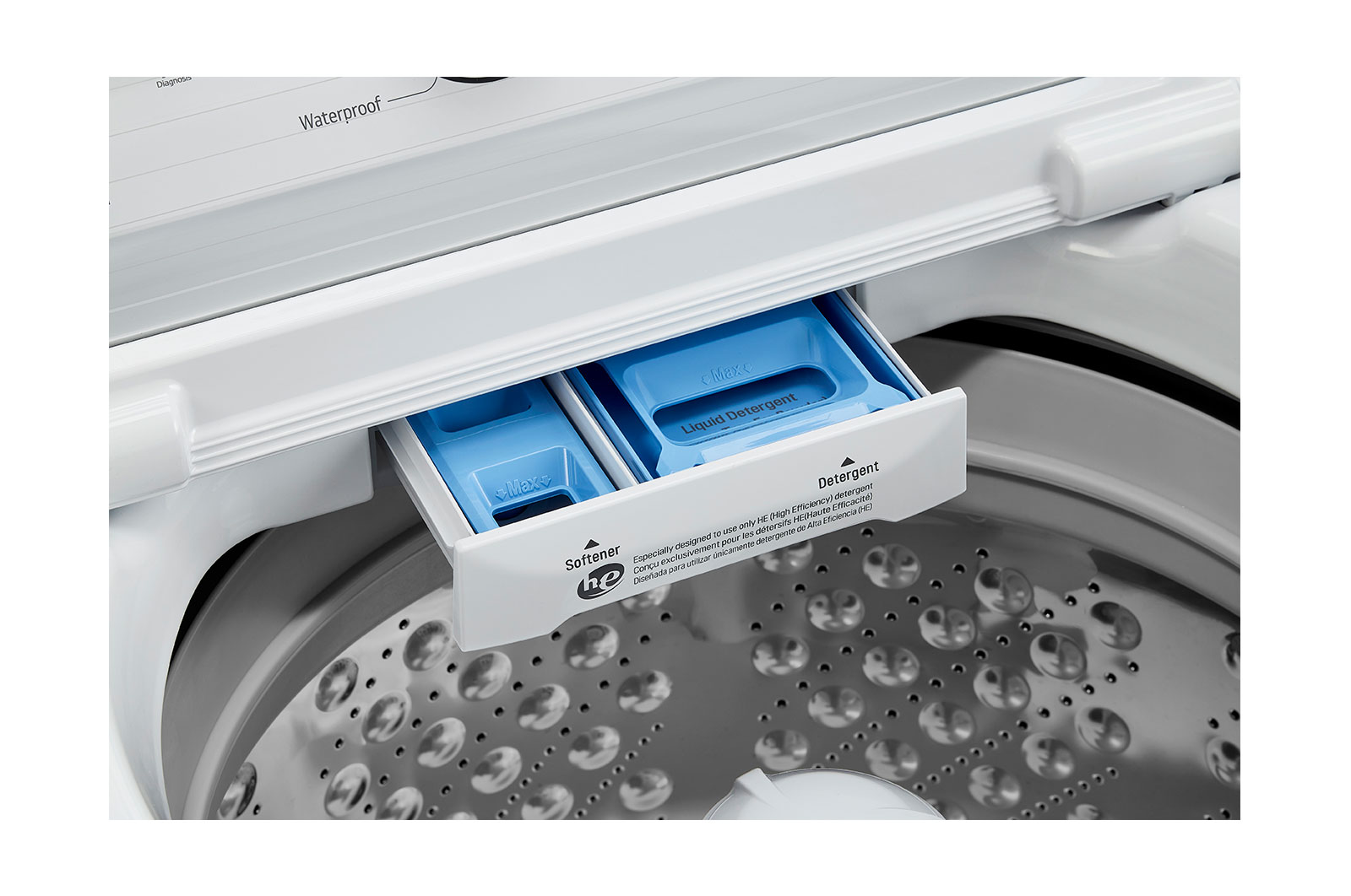 LG 4.3 cu. ft. Ultra Large Capacity Top Load Washer with 4Way