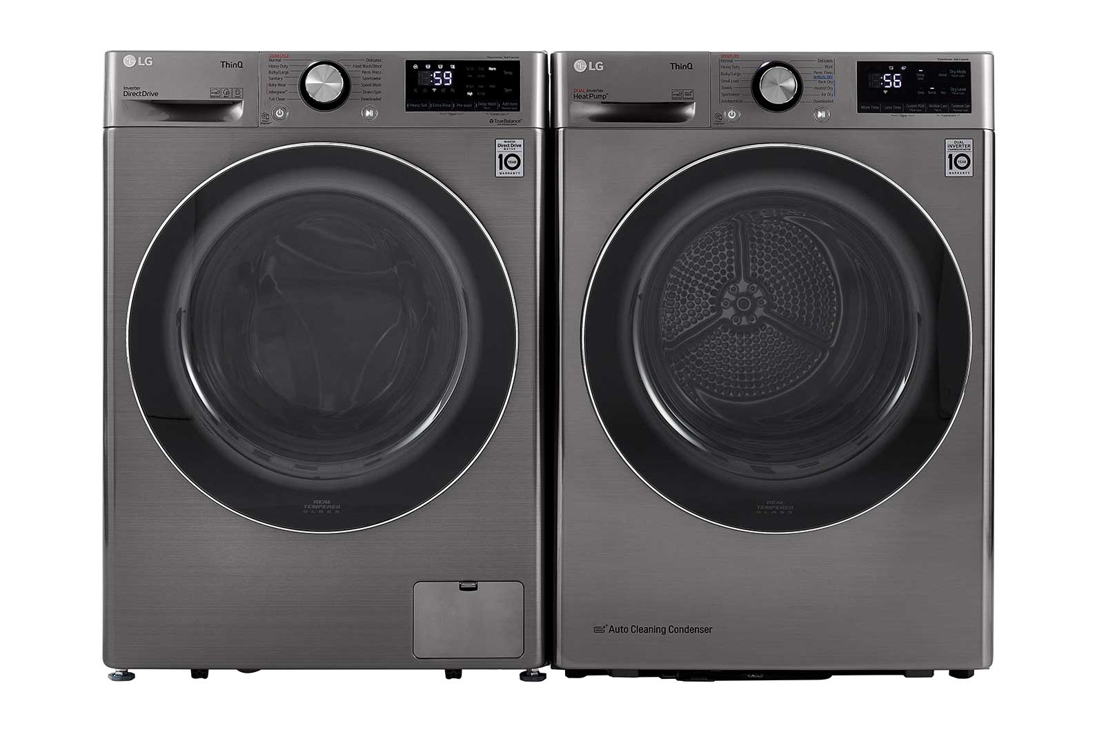 LG WM1455HVA 2.4 cu.ft. Smart wifi Enabled Compact Front Load Washer with BuiltIn