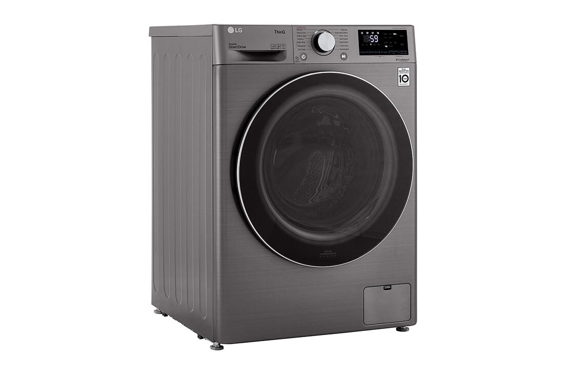 LG WM1455HVA 2.4 cu.ft. Smart wifi Enabled Compact Front Load Washer