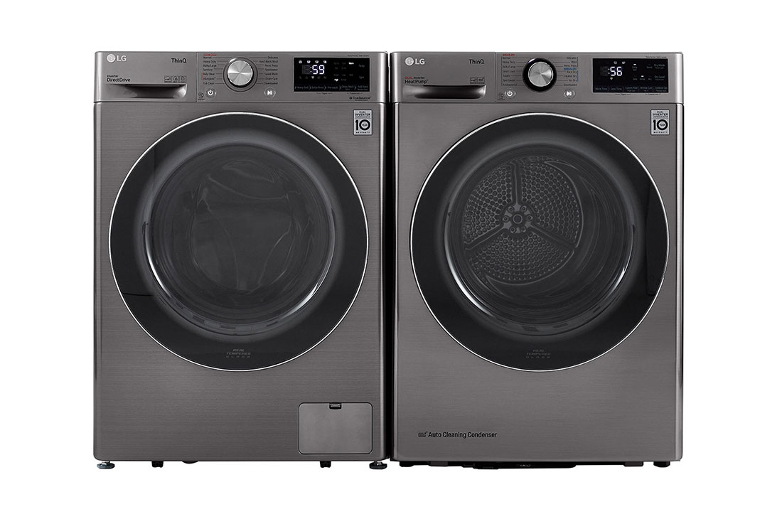 LG WM1455HVA 2.4 cu.ft. Smart wifi Enabled Compact Front Load Washer