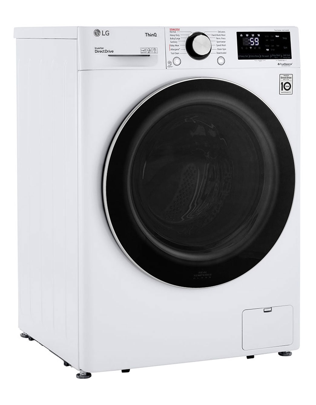 LG WM1455HWA 2.4 cu.ft. Smart wifi Enabled Compact Front Load Washer