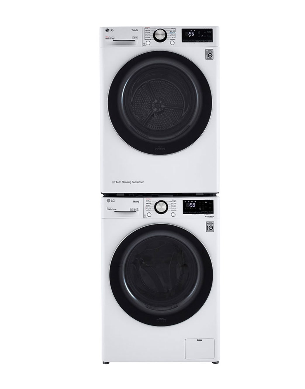 LG 2.4 cu.ft. Smart wifi Enabled Compact Front Load Washer with Built