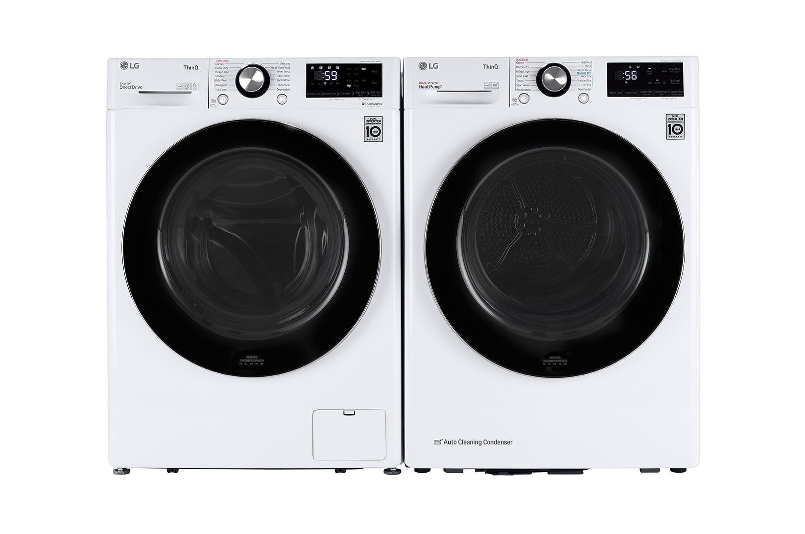 LG WM1455HWA 2.4 cu.ft. Smart wifi Enabled Compact Front Load Washer