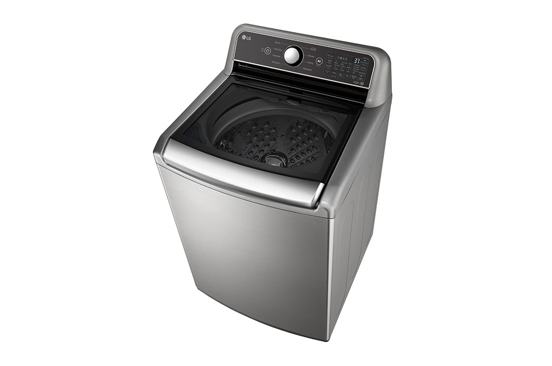 LG 5.3 cu.ft. Mega Capacity Smart wi-fi Enabled Top Load Washer with 4-Way™ Agitator & TurboWash3D™ Technology, WT7405CV , WT7405CV, thumbnail 3