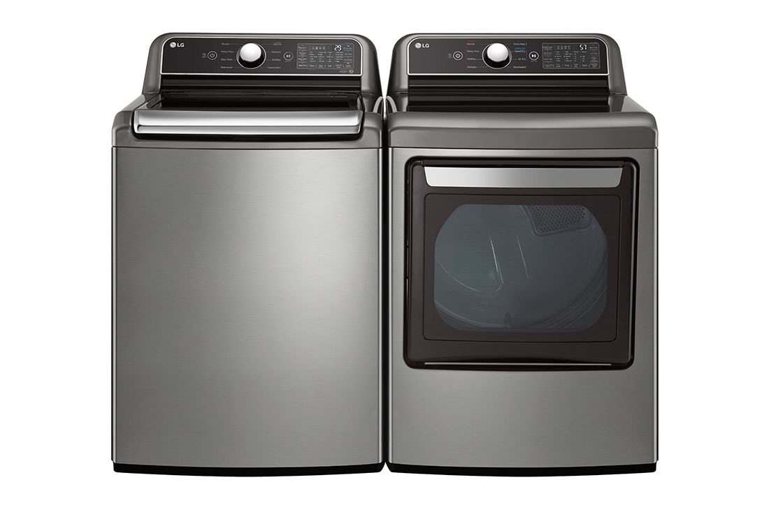 LG 5.5 cu.ft. Mega Capacity Smart wi-fi Enabled Top Load Washer with TurboWash3D™ Technology, WT7400CV, WT7400CV, thumbnail 9