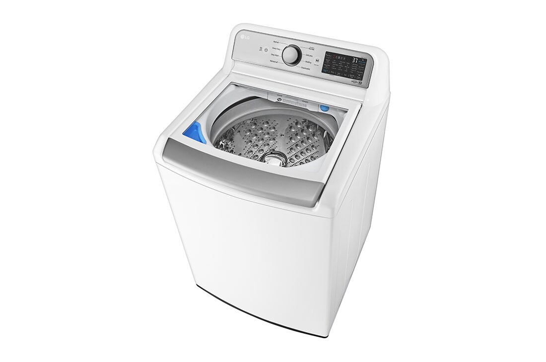 LG 5.3 cu.ft. Mega Capacity Smart wi-fi Enabled Top Load Washer with 4-Way™ Agitator & TurboWash3D™ Technology, WT7405CW, WT7405CW, thumbnail 3