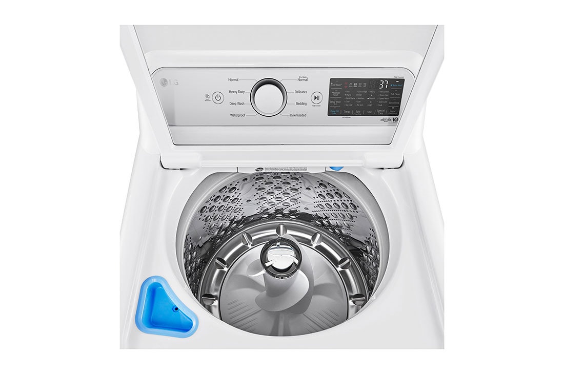 LG 5.3 cu.ft. Mega Capacity Smart wi-fi Enabled Top Load Washer with 4-Way™ Agitator & TurboWash3D™ Technology, WT7405CW, WT7405CW, thumbnail 5