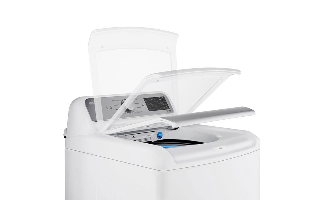 LG 5.3 cu.ft. Mega Capacity Smart wi-fi Enabled Top Load Washer with 4-Way™ Agitator & TurboWash3D™ Technology, WT7405CW, WT7405CW, thumbnail 8