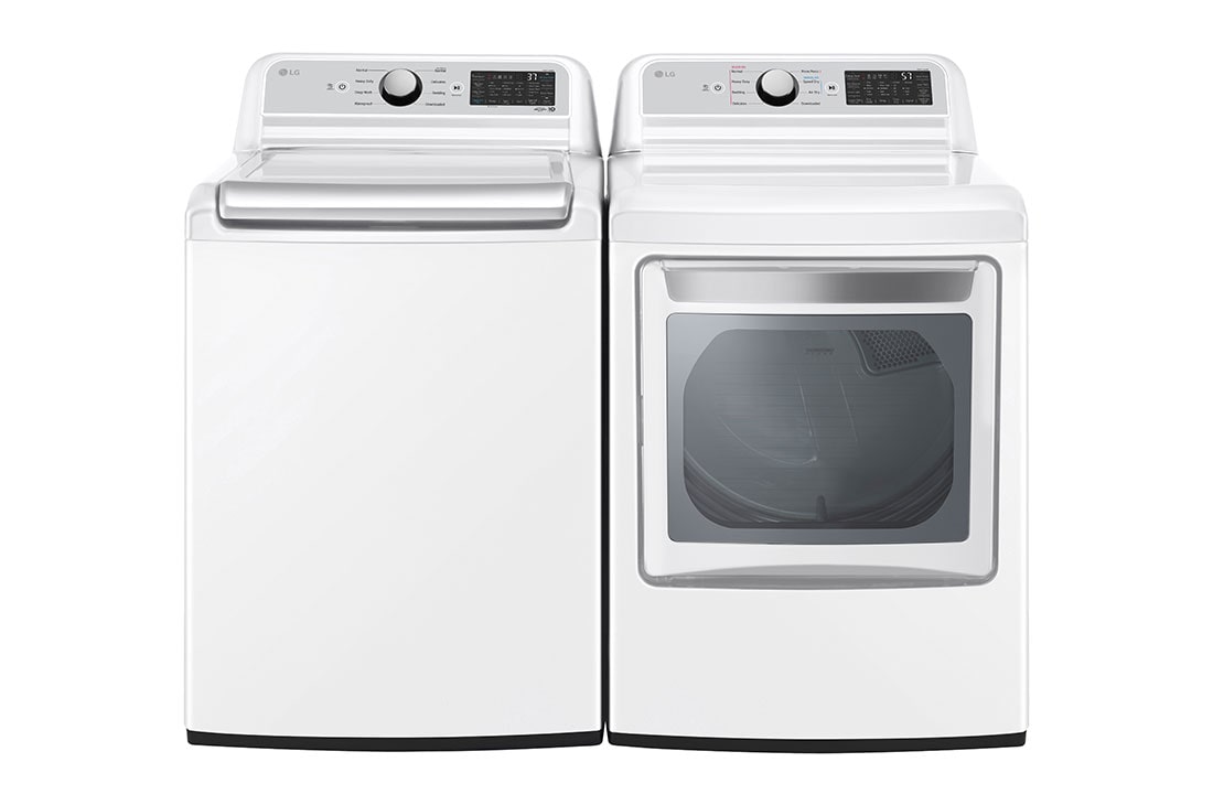 LG 5.3 cu.ft. Mega Capacity Smart wi-fi Enabled Top Load Washer with 4-Way™ Agitator & TurboWash3D™ Technology, WT7405CW, WT7405CW, thumbnail 9
