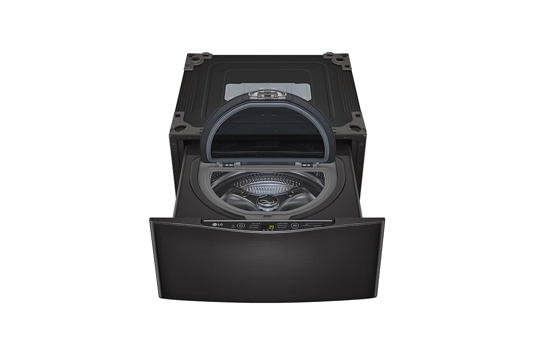 LG 1.0 cu. ft. LG SideKick™ Pedestal Washer, LG TWINWash™ Compatible, WD200CB, WD200CB, thumbnail 3