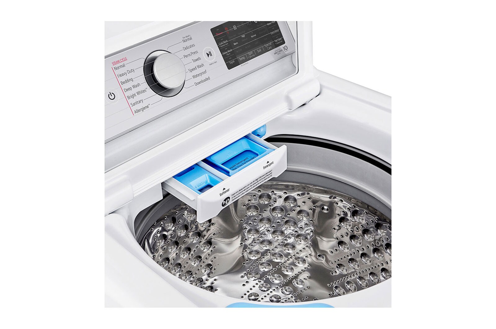 LG 5.5 cu.ft. Mega Capacity Smart wifi Enabled Top Load Washer with