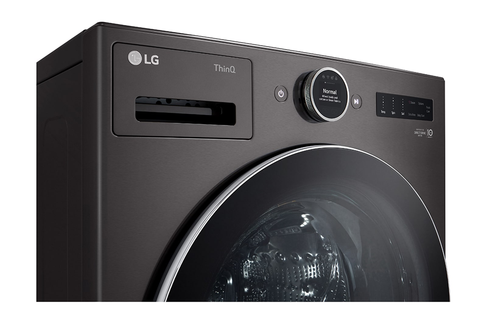5.0 cu. ft. Font Load Washer with SoilLevel Sensor LG USA