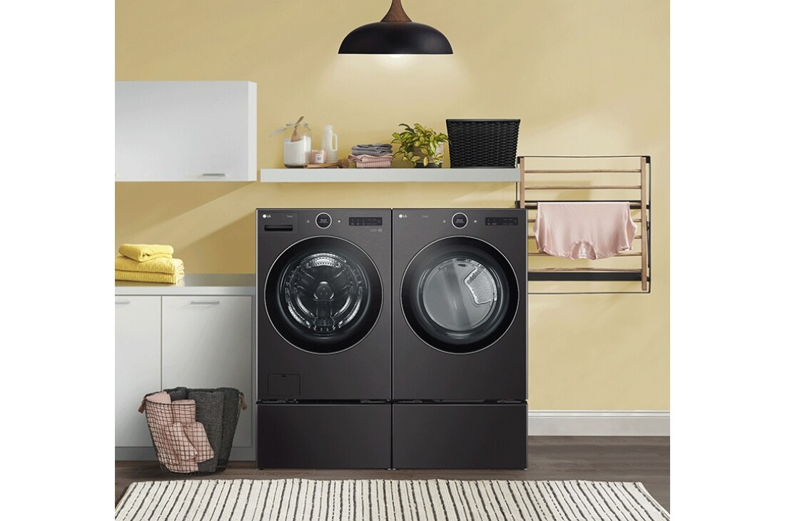 LG 27'' LG SideKick™ Pedestal Washer (WD300CB) LG USA