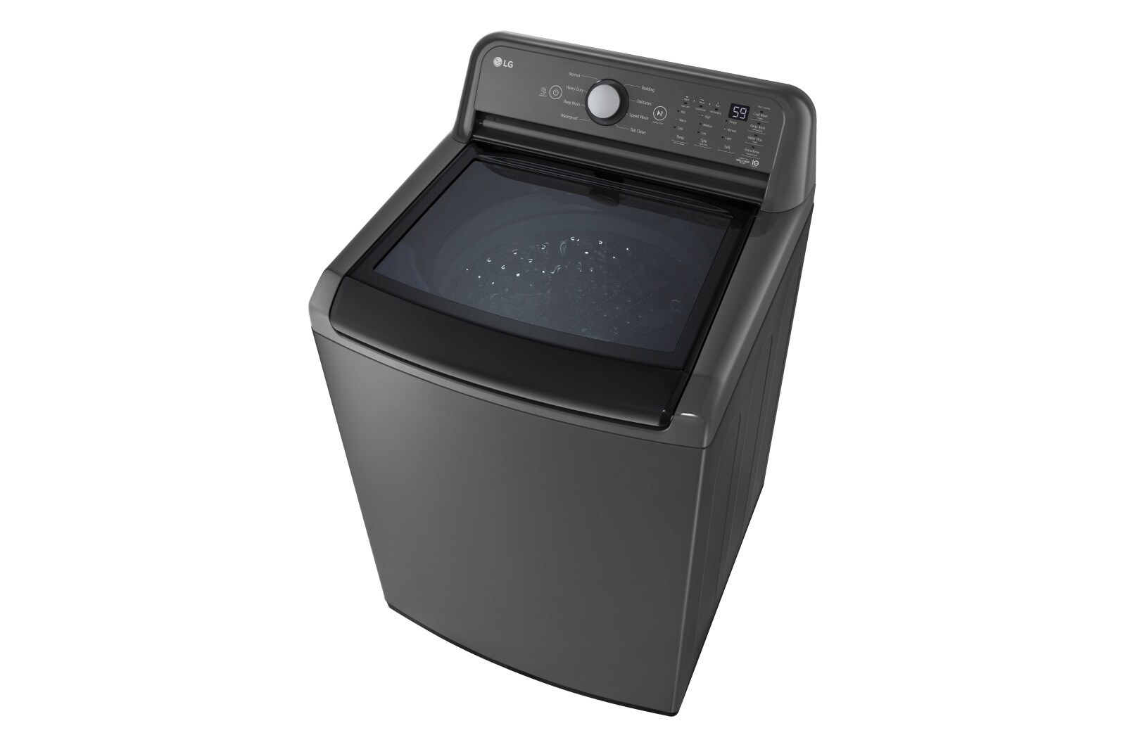 LG 5.0 cu. ft. Top Load Energy Star Washer with Impeller, TurboDrum™, SlamProof® Glass Lid