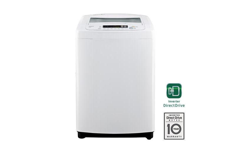 LG WT1001CW Extra Large Top Load Washer with Front Control LG USA