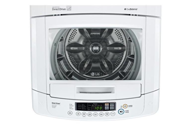 LG WT1001CW Extra Large Top Load Washer with Front Control LG USA