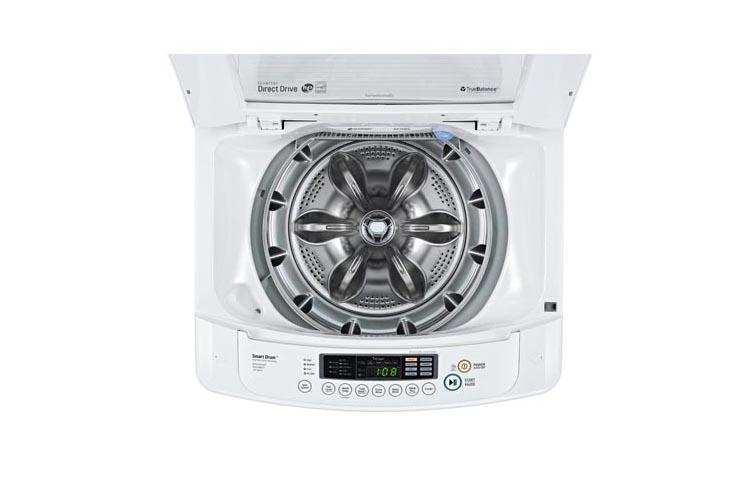 Lg 5 Cu Ft High Efficiency Top Load Washer White Energy Star At Lowes Com