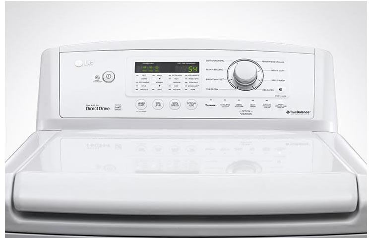 Lg 5 Cu Ft High Efficiency Top Load Washer White Energy Star At Lowes Com