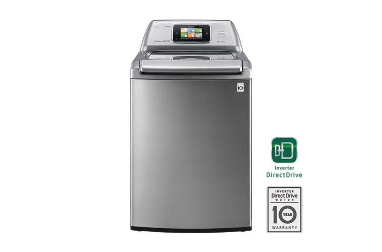 LG WT6001HVA Large High Efficiency Top Load Smart Washer LG USA