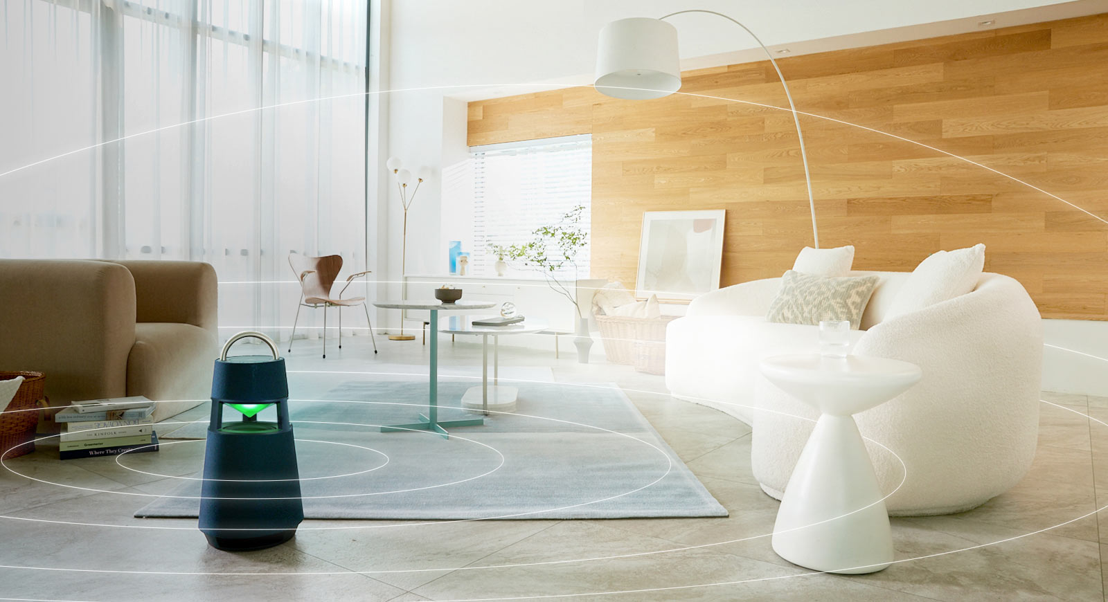 LG XBOOM 360 Omnidirectional Sound Portable Wireless Bluetooth Speaker