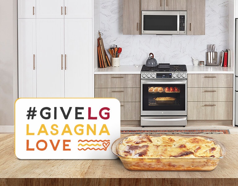 Kitchen and lasagna photo for mobile