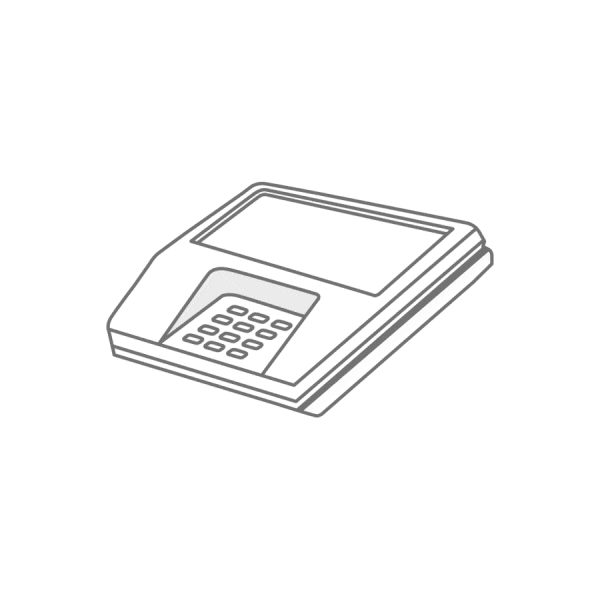 Illustration of a hand moving an LG phone over a payment machine.