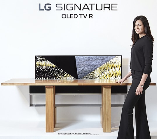 lg signature oled tv r with model