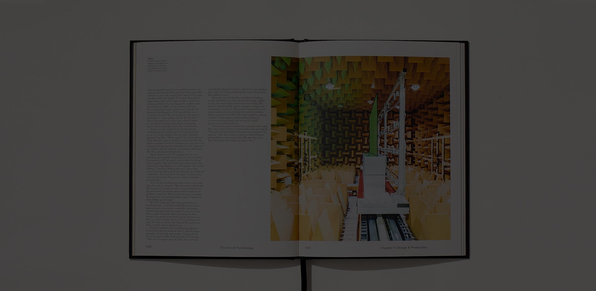 Snippets from the LG SIGNATURE brand book.