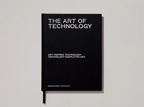 A book with a black cover, titled ‘The Art of Technology’.
