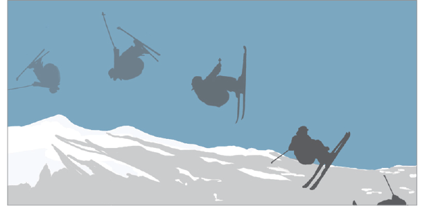 Record rapid movements such as skiing in slow motion.