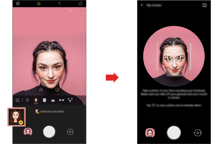 Create a cartoon version of yourself with My Avatar. 