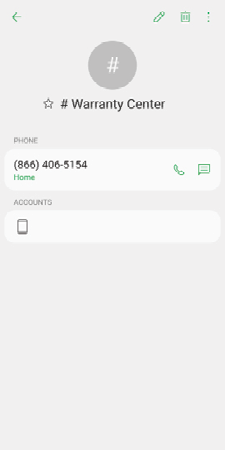 To view details about a contact