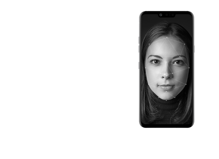 LG G8 with face unlock demo
