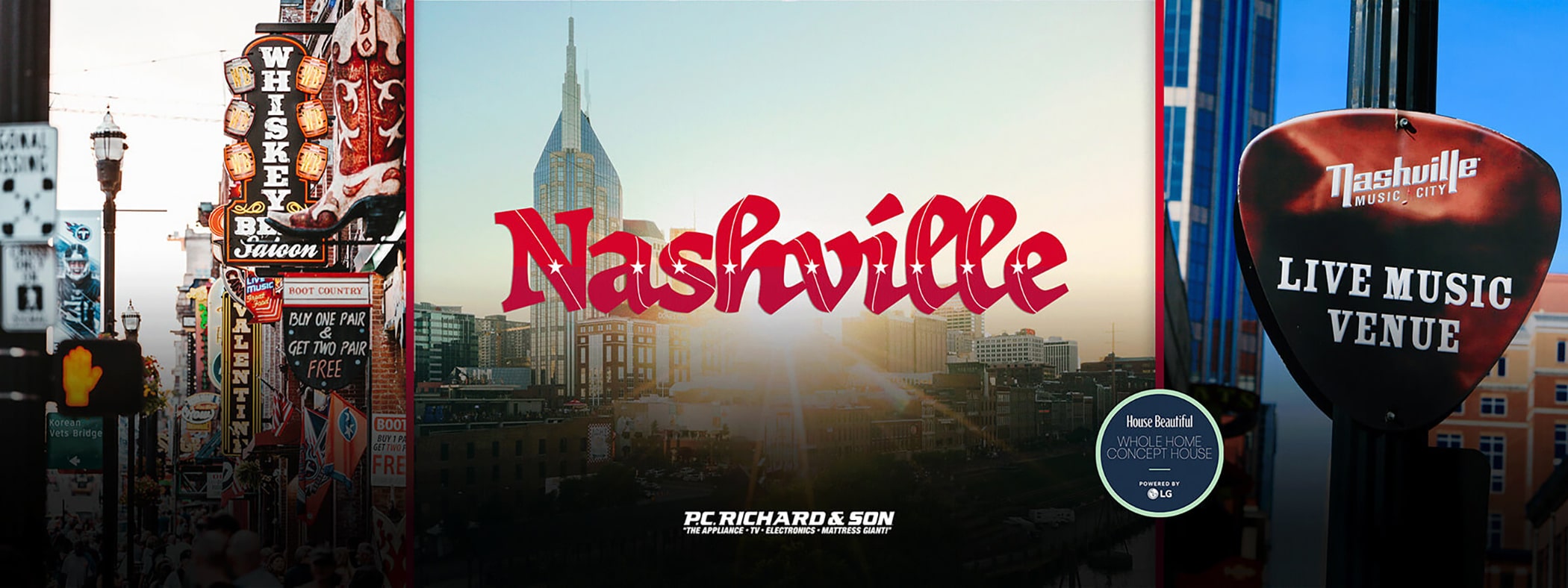LG: Win LG laundry appliances, an LG OLED TV & a trip to Nashville