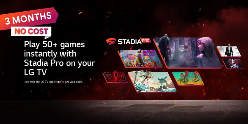 Google stadia online tv lg
