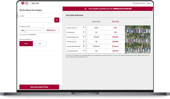 LG solar concierge laptop