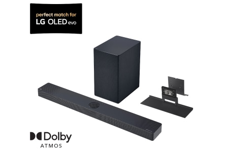 LG Soundbar C SC9S with OLED Synergy bracket and Subwoofer