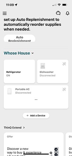 Lg clearance dishwasher app