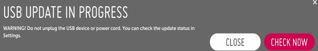 update in progress