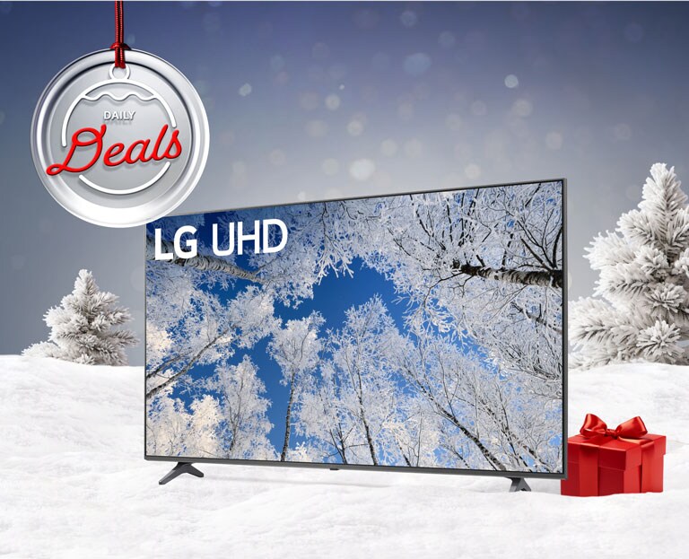 Gift an incredible watching experience with up to 25% off UHD TVs image for mobile
